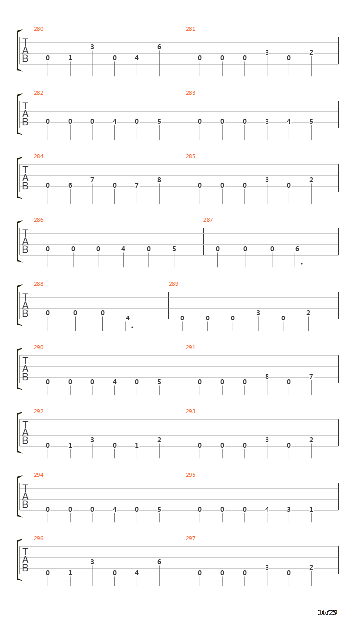 Bridges In The Sky吉他谱