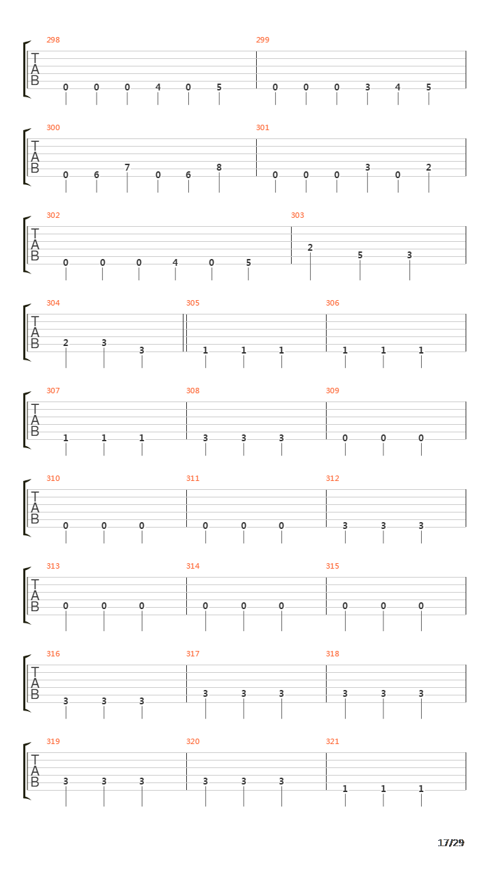 Bridges In The Sky吉他谱