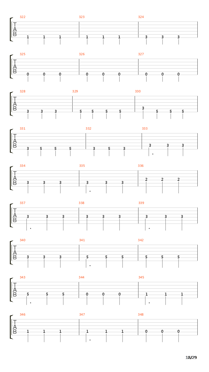 Bridges In The Sky吉他谱