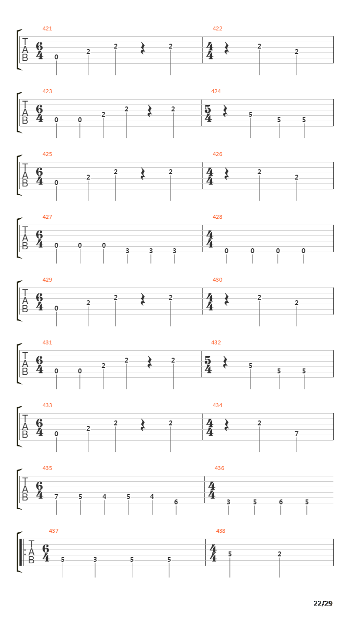 Bridges In The Sky吉他谱