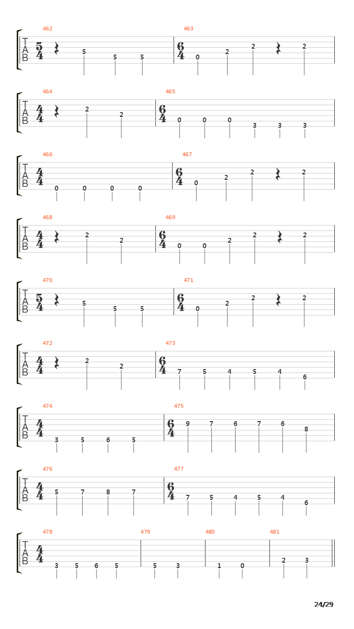 Bridges In The Sky吉他谱