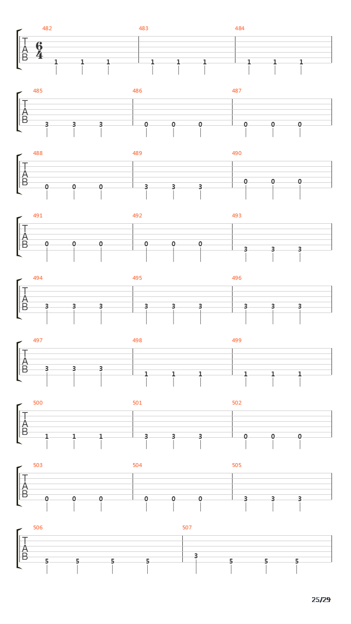 Bridges In The Sky吉他谱