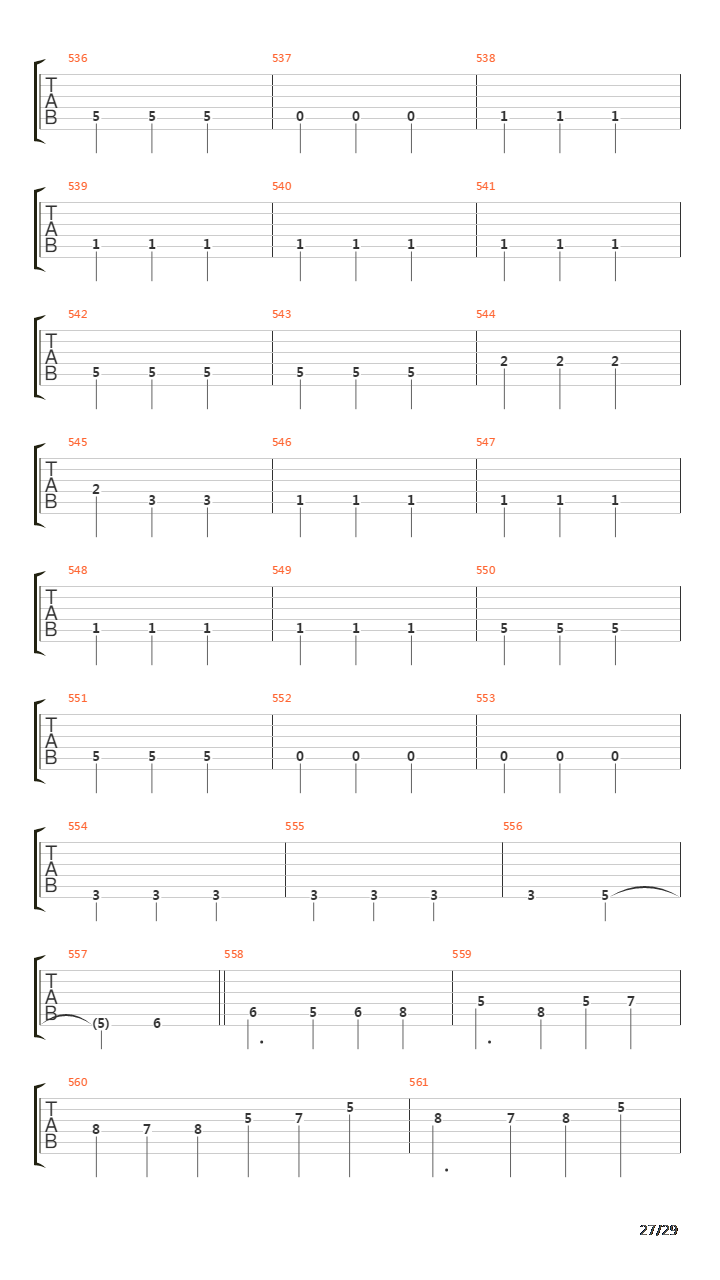 Bridges In The Sky吉他谱