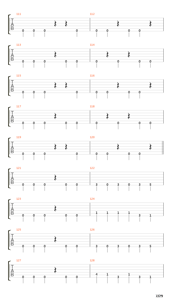 Bridges In The Sky吉他谱