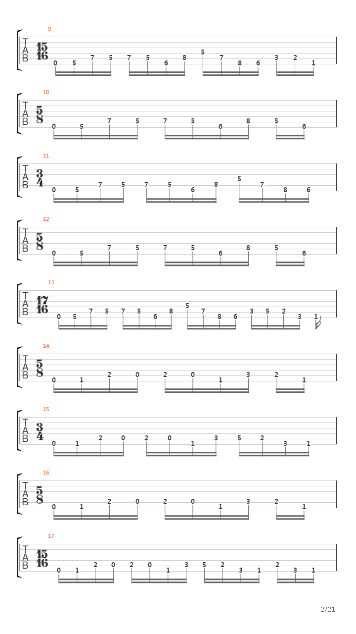 Constant Motion吉他谱