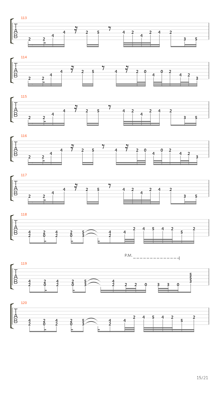 Constant Motion吉他谱