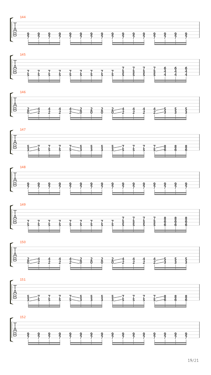 Constant Motion吉他谱