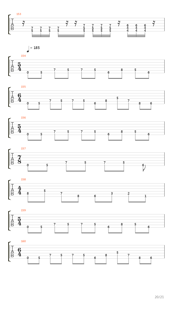 Constant Motion吉他谱