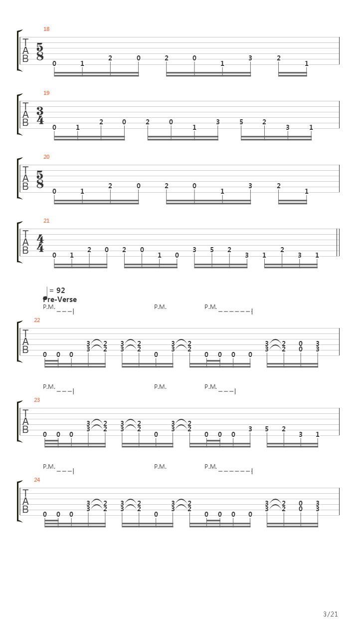 Constant Motion吉他谱