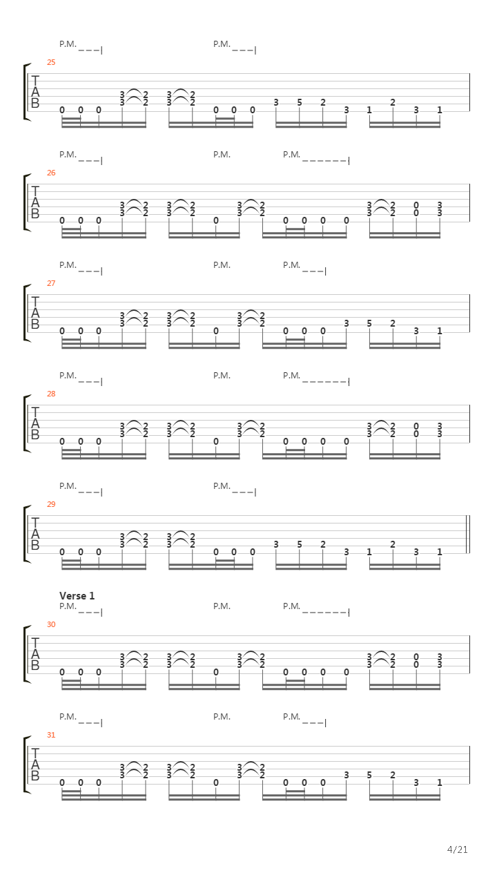 Constant Motion吉他谱