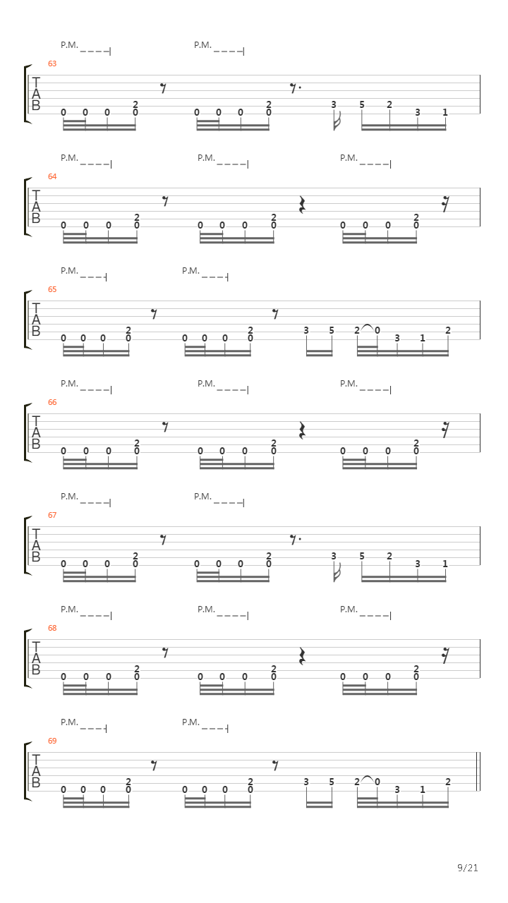 Constant Motion吉他谱