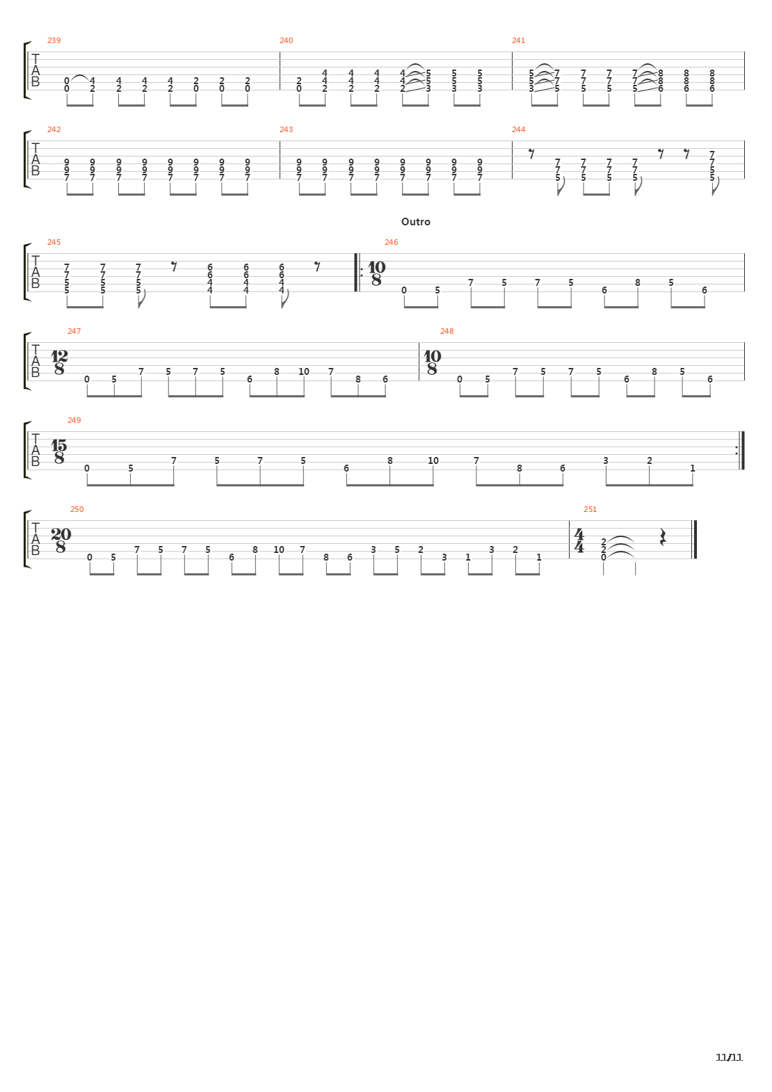 Constant Motion吉他谱