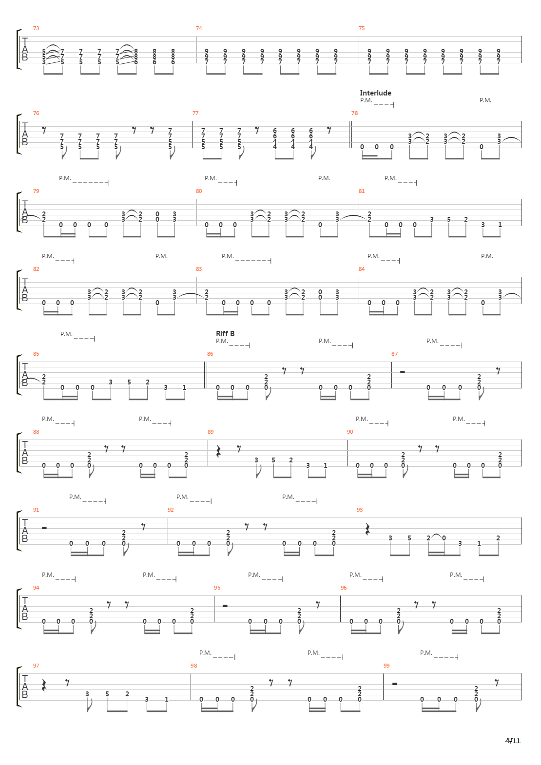 Constant Motion吉他谱