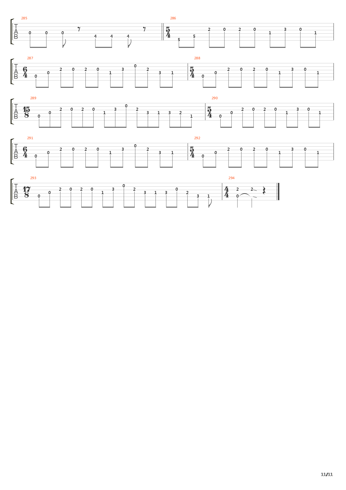 Constant Motion吉他谱