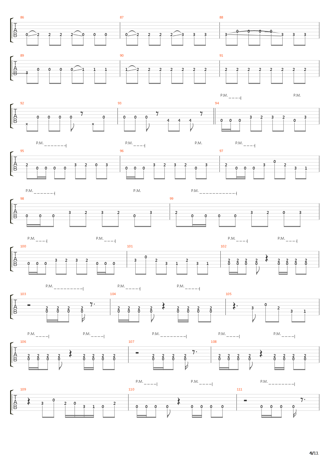 Constant Motion吉他谱