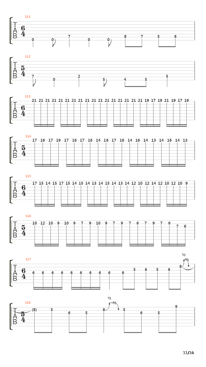 Enigma Machine吉他谱