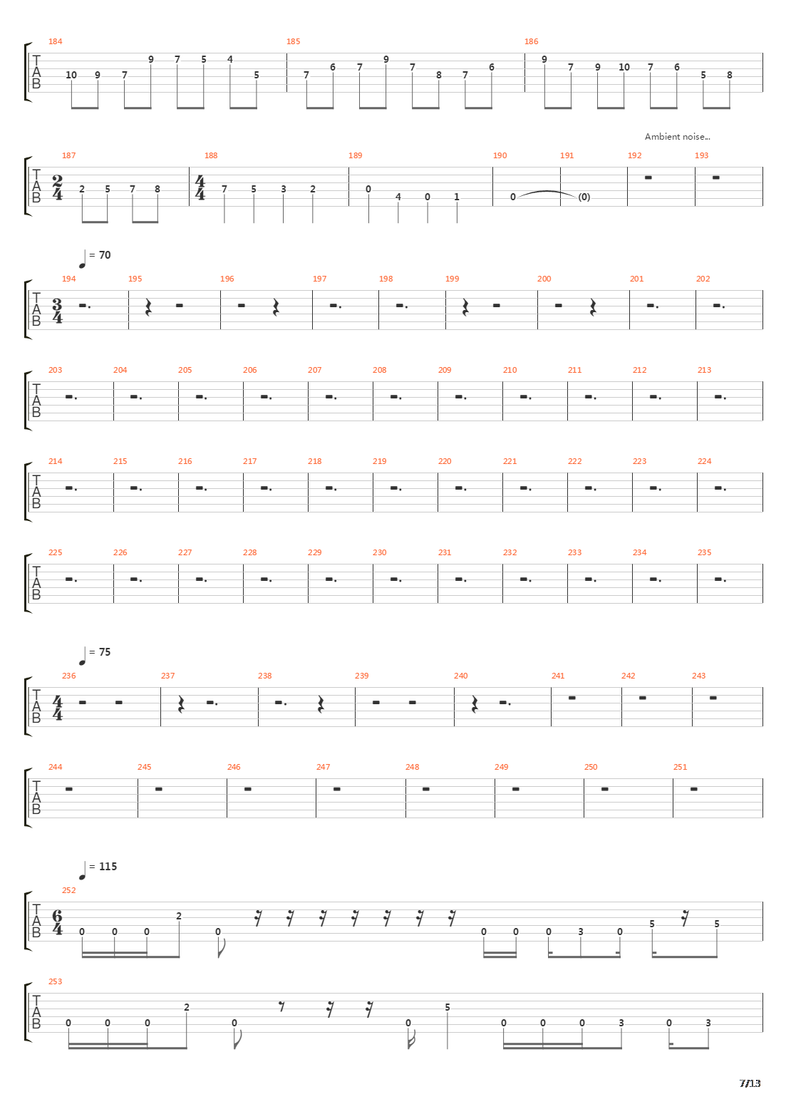 Illumination Theory吉他谱