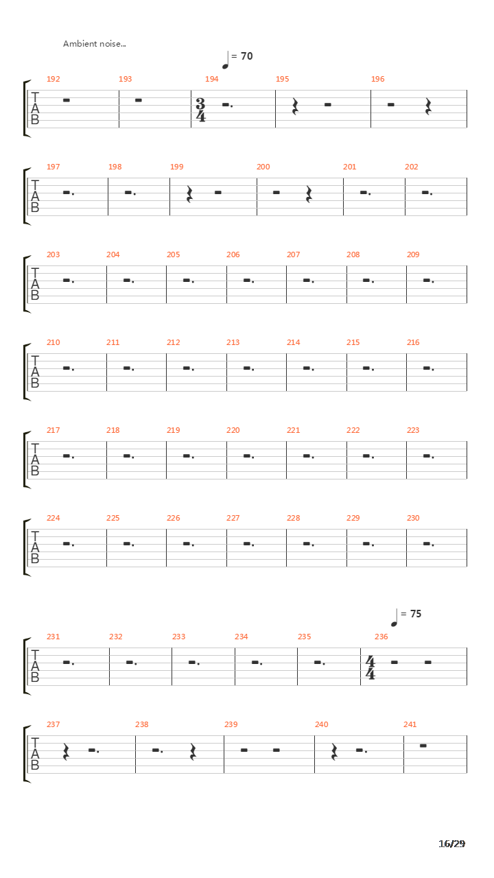 Illumination Theory吉他谱