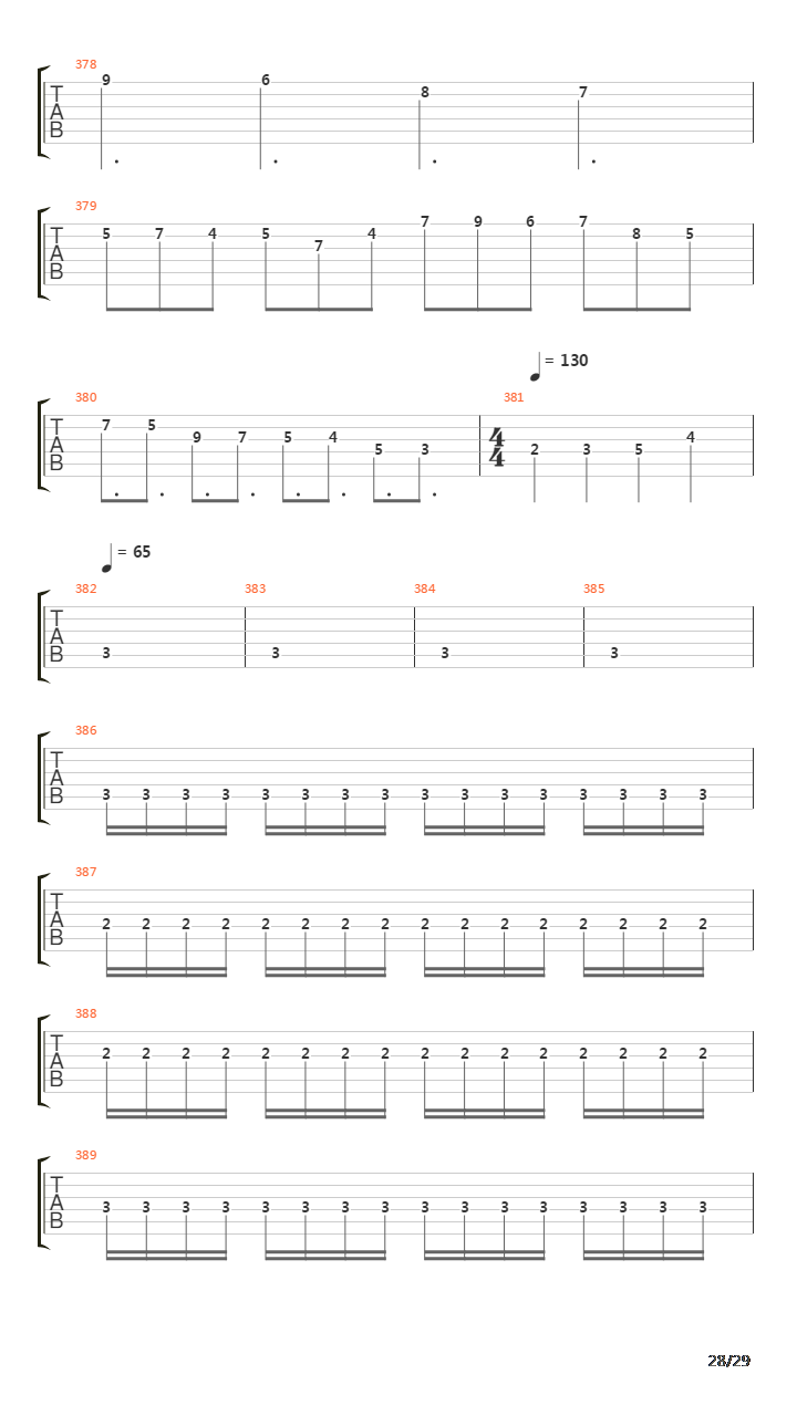 Illumination Theory吉他谱