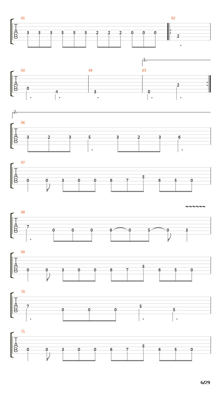 Illumination Theory吉他谱