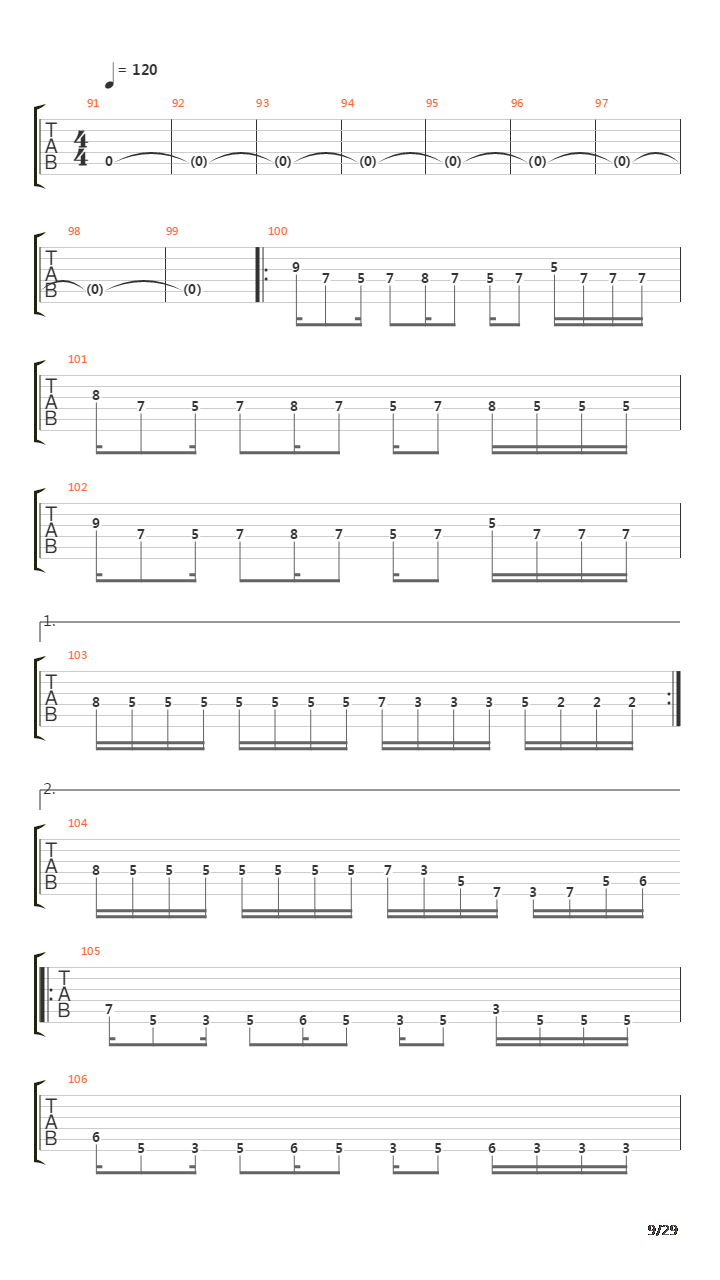 Illumination Theory吉他谱