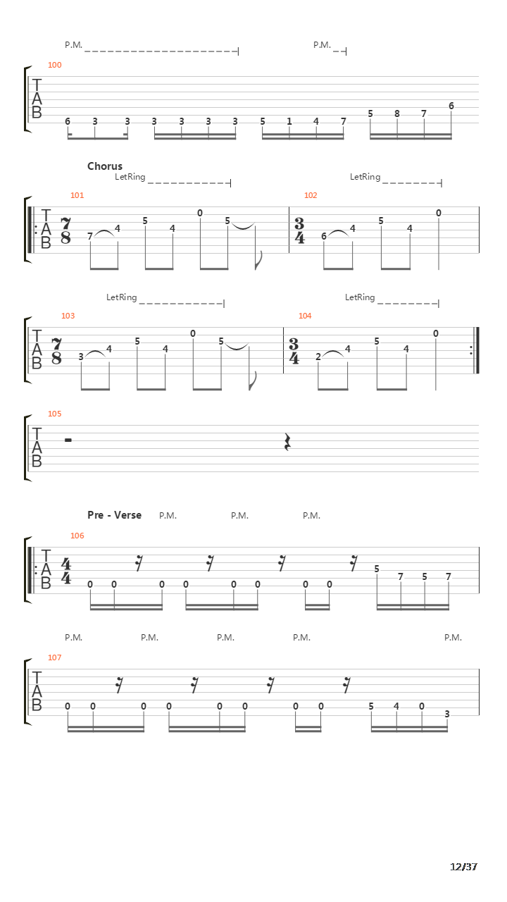 Illumination Theory吉他谱