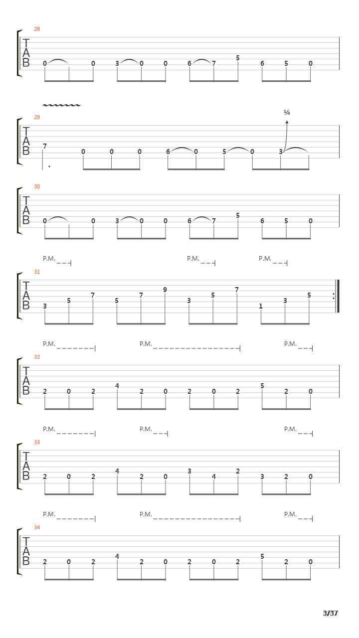 Illumination Theory吉他谱