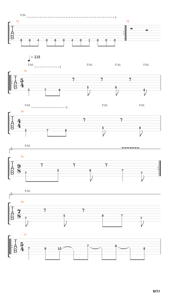 Illumination Theory吉他谱