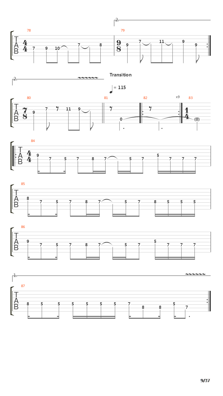 Illumination Theory吉他谱