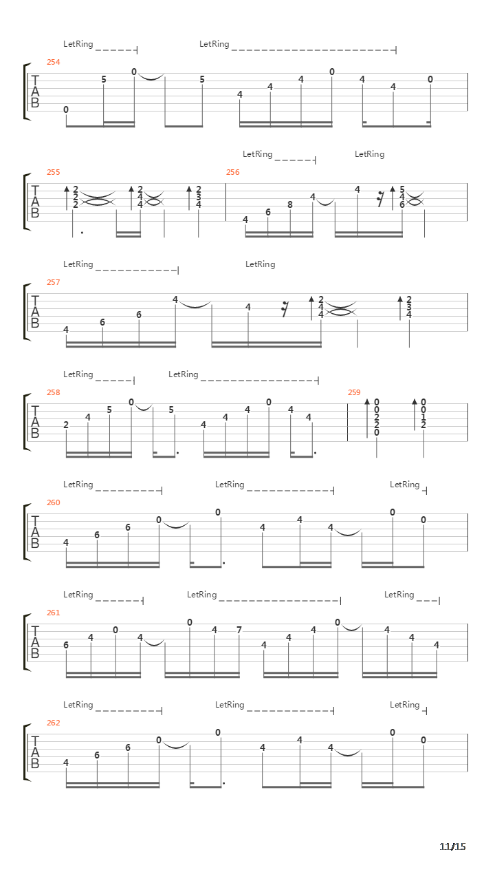 Images And Words吉他谱