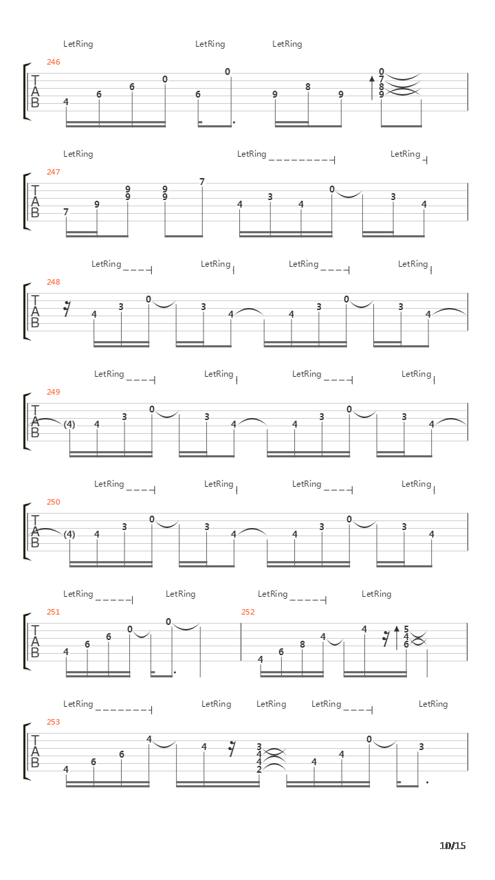 Images And Words吉他谱