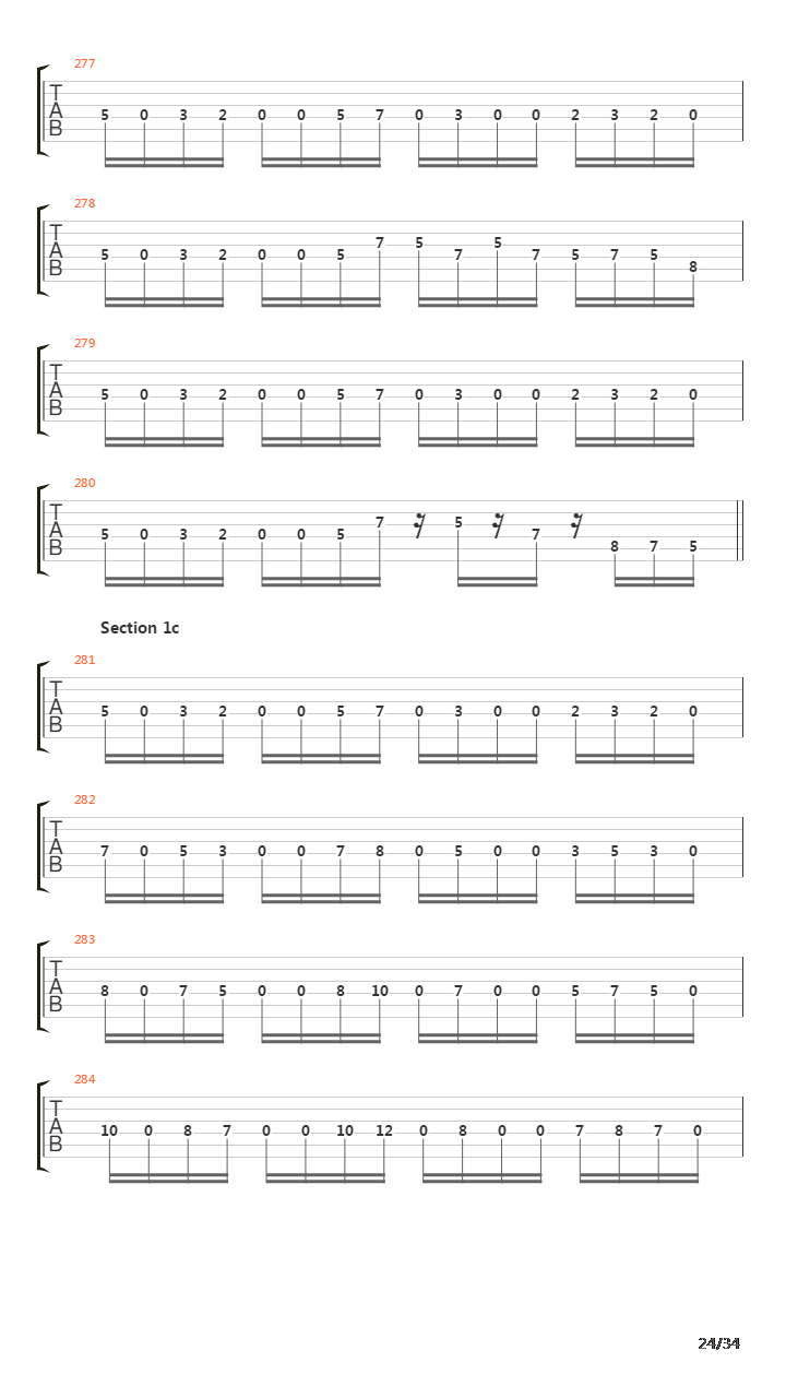 Instrumedley吉他谱