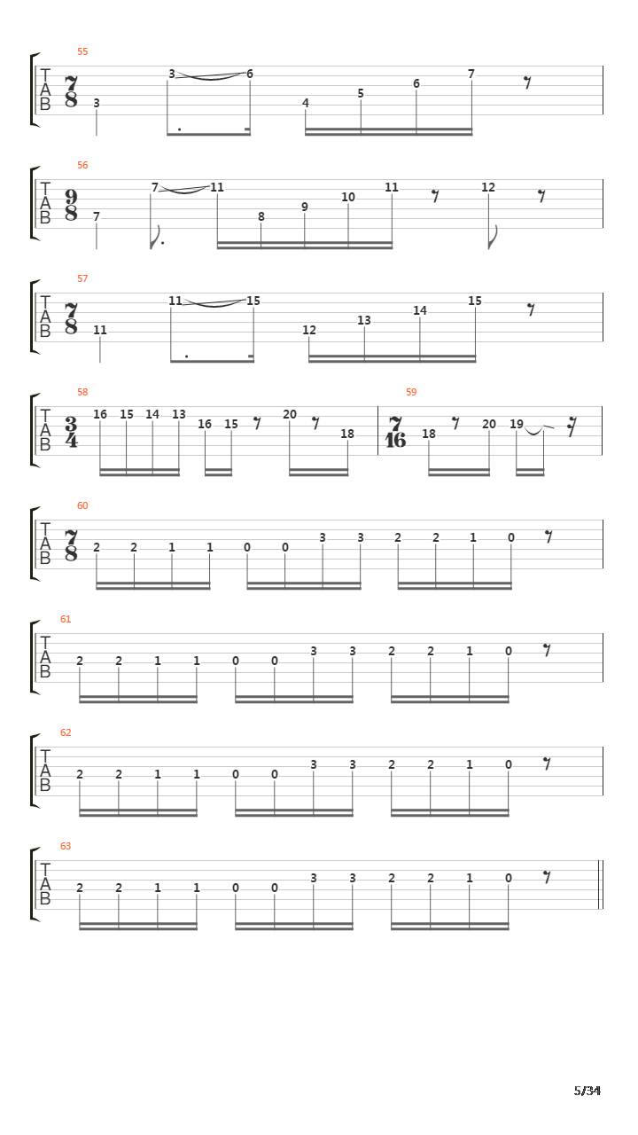 Instrumedley吉他谱