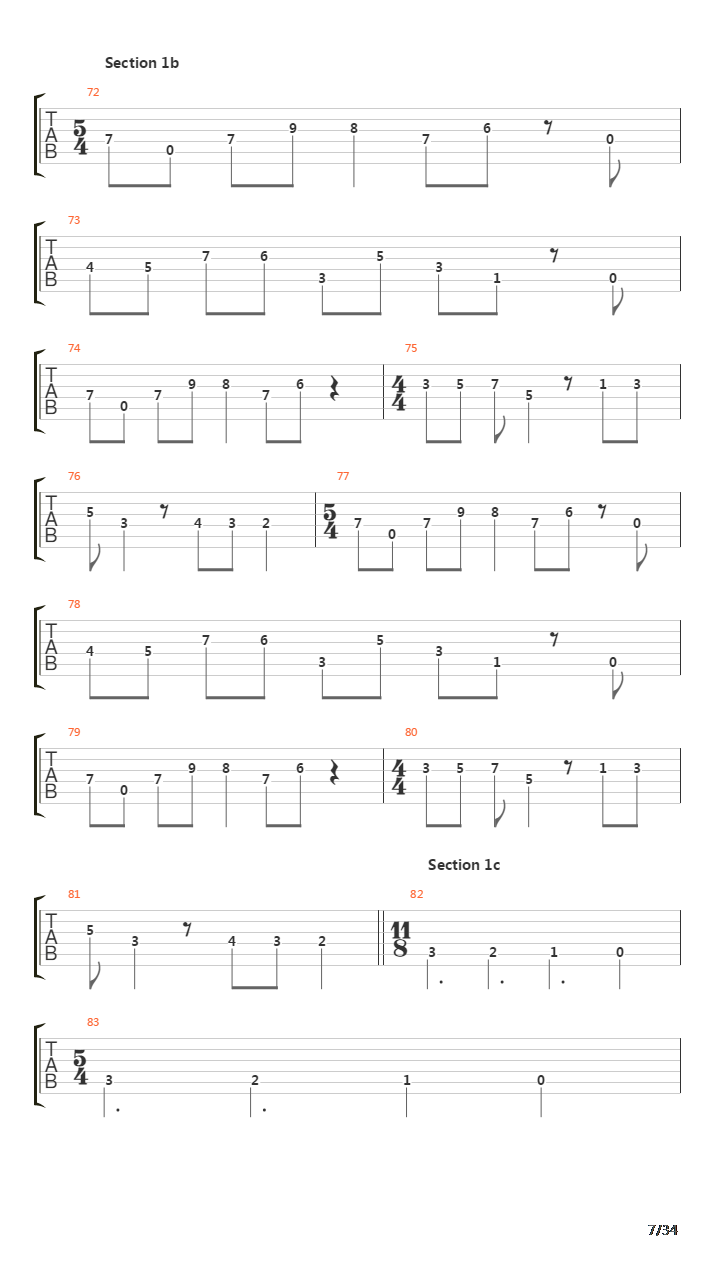 Instrumedley吉他谱