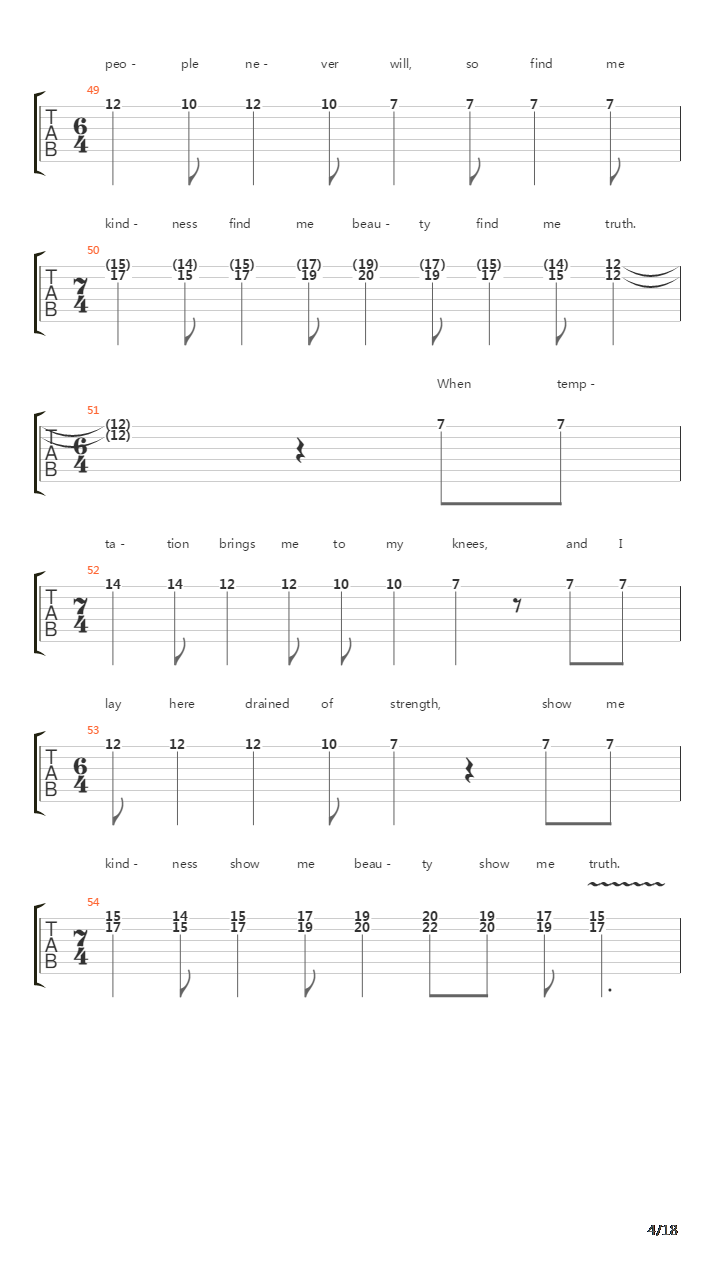 Learning To吉他谱