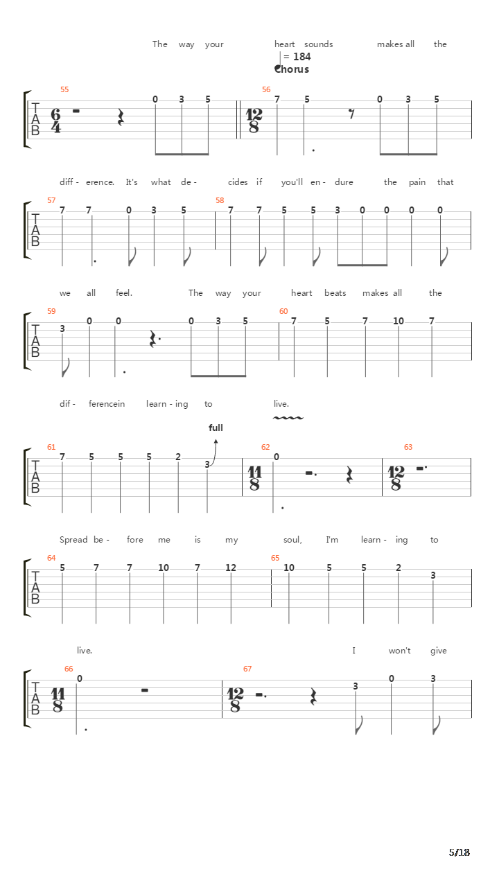 Learning To吉他谱