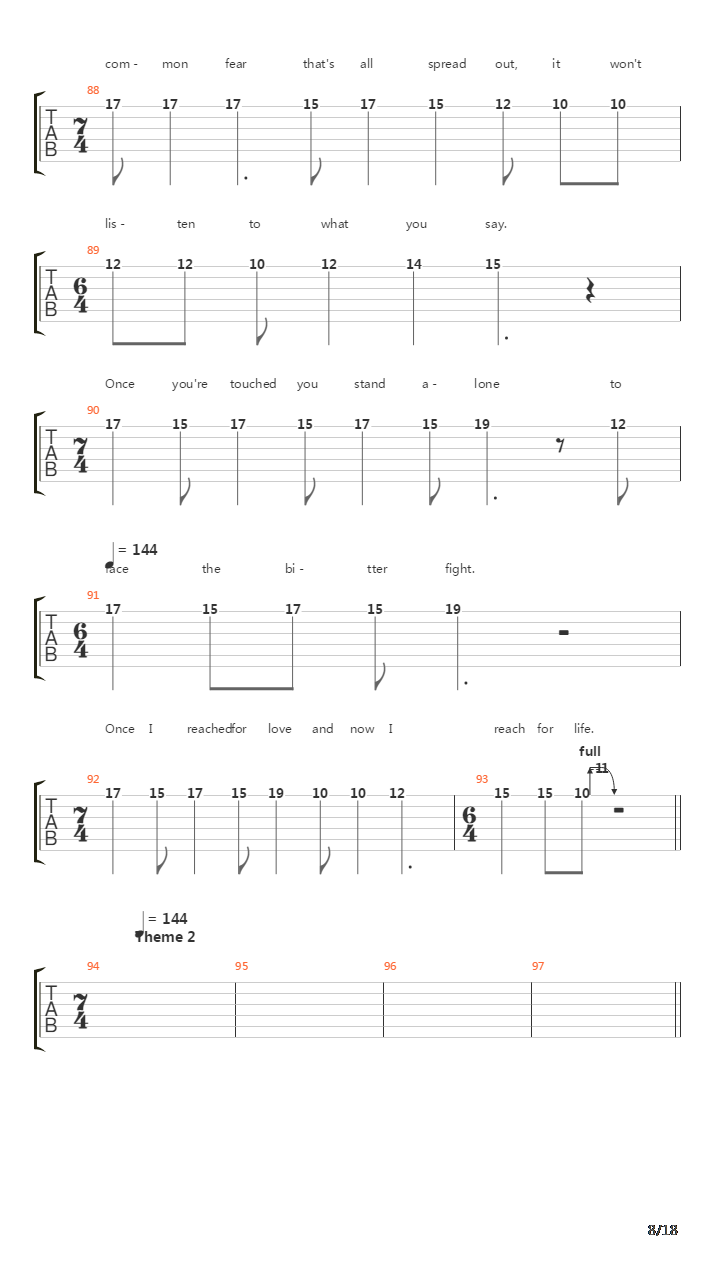 Learning To吉他谱