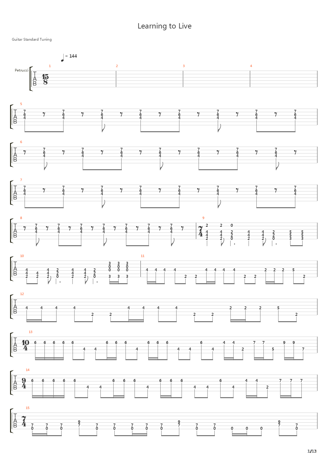 Learning To吉他谱