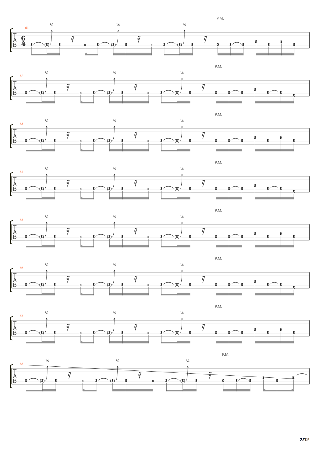 Lines In The Sand吉他谱