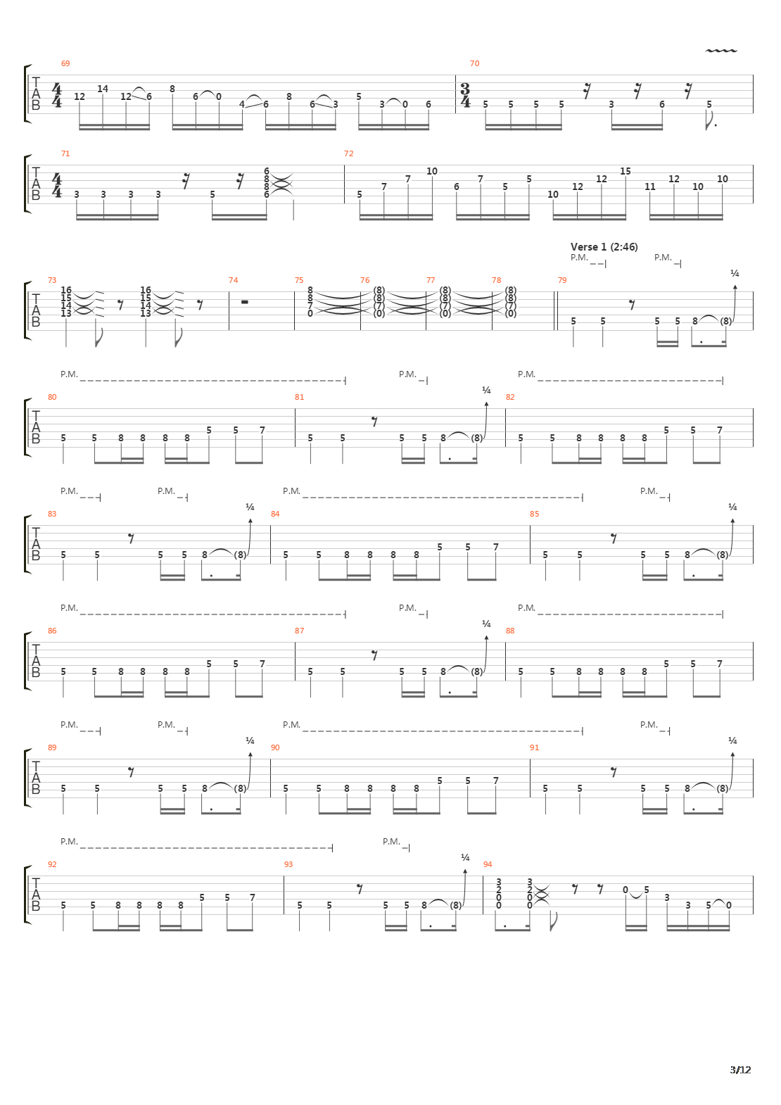 Lines In The Sand吉他谱