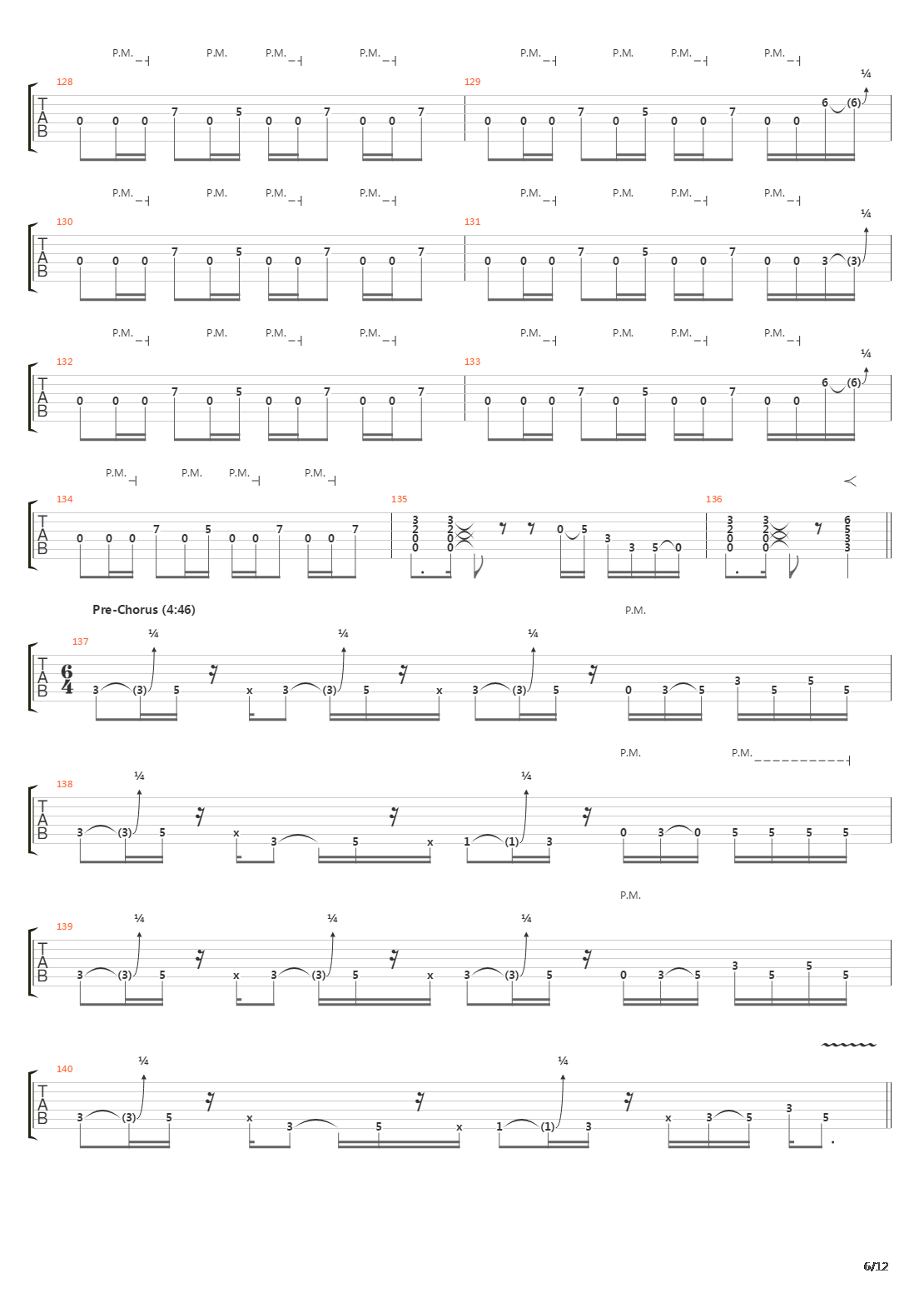 Lines In The Sand吉他谱