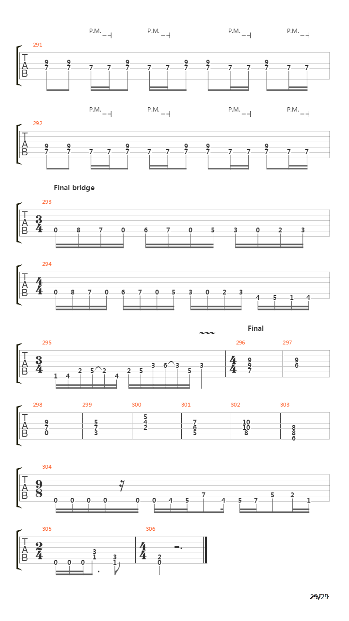 Lost Not Forgotten吉他谱