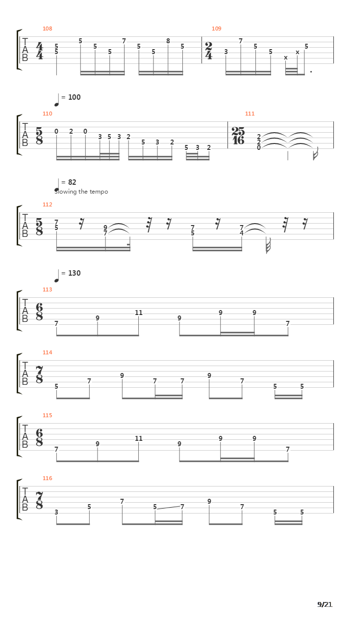 Metropolis Part 1吉他谱