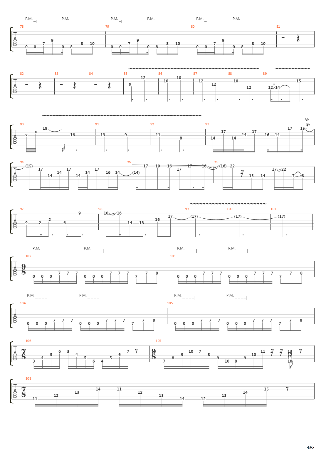 Metropolis Part 1吉他谱