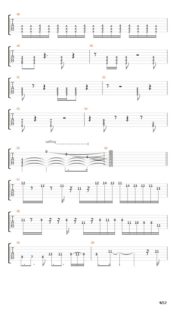 Metropolis Part 1吉他谱