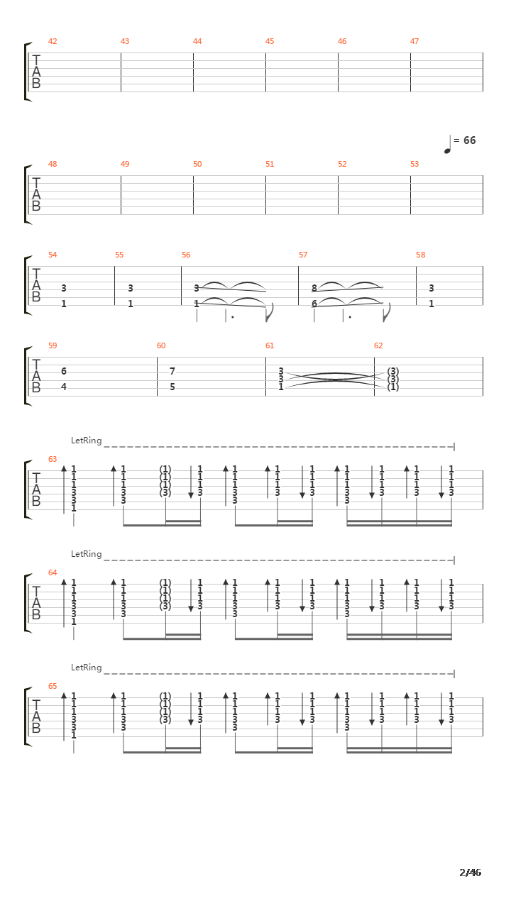 Octavarium吉他谱