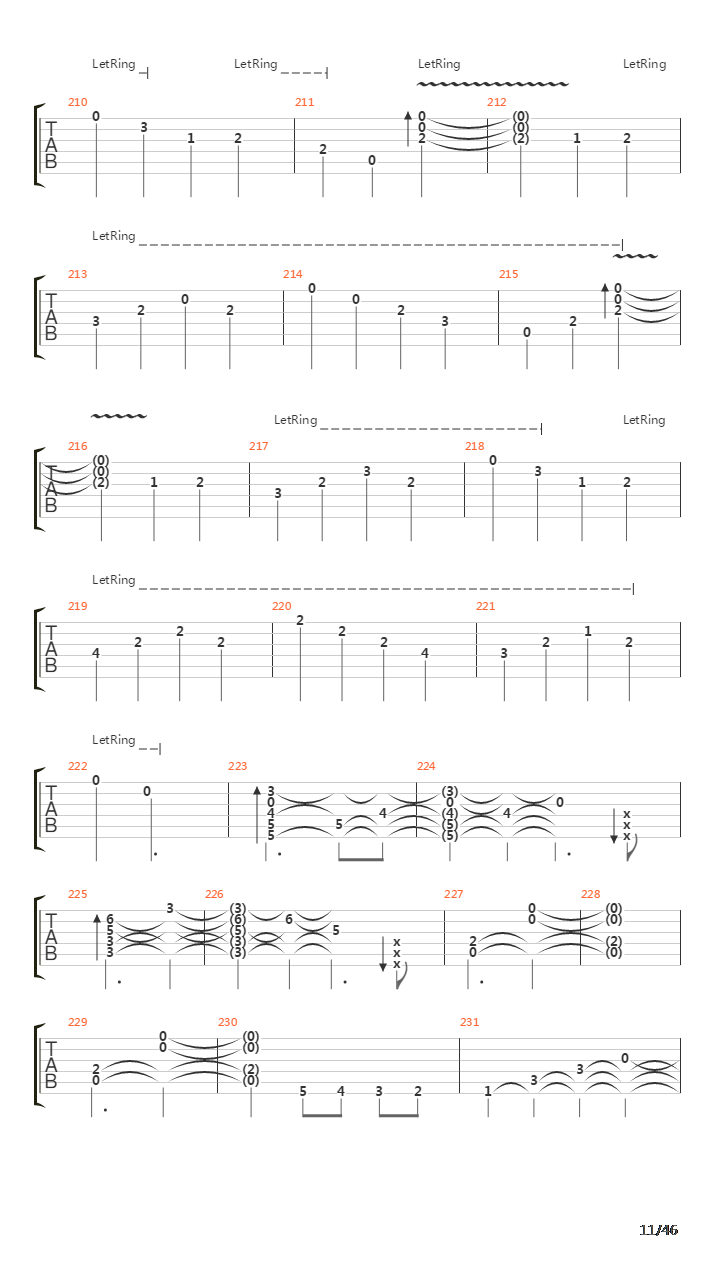 Octavarium吉他谱