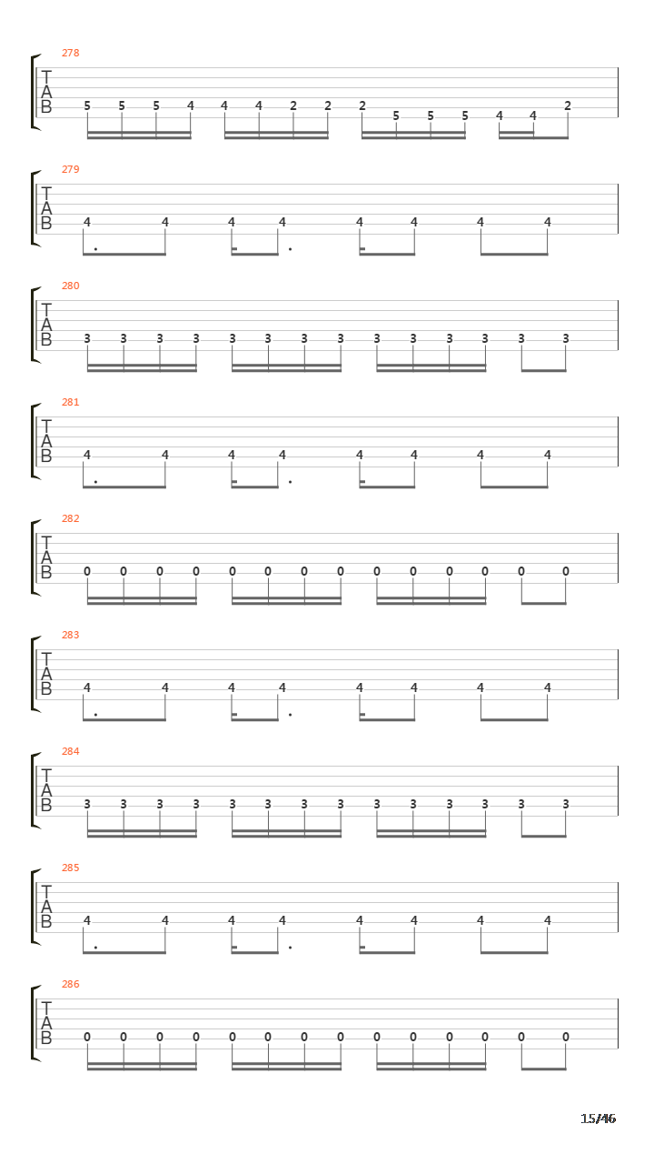 Octavarium吉他谱