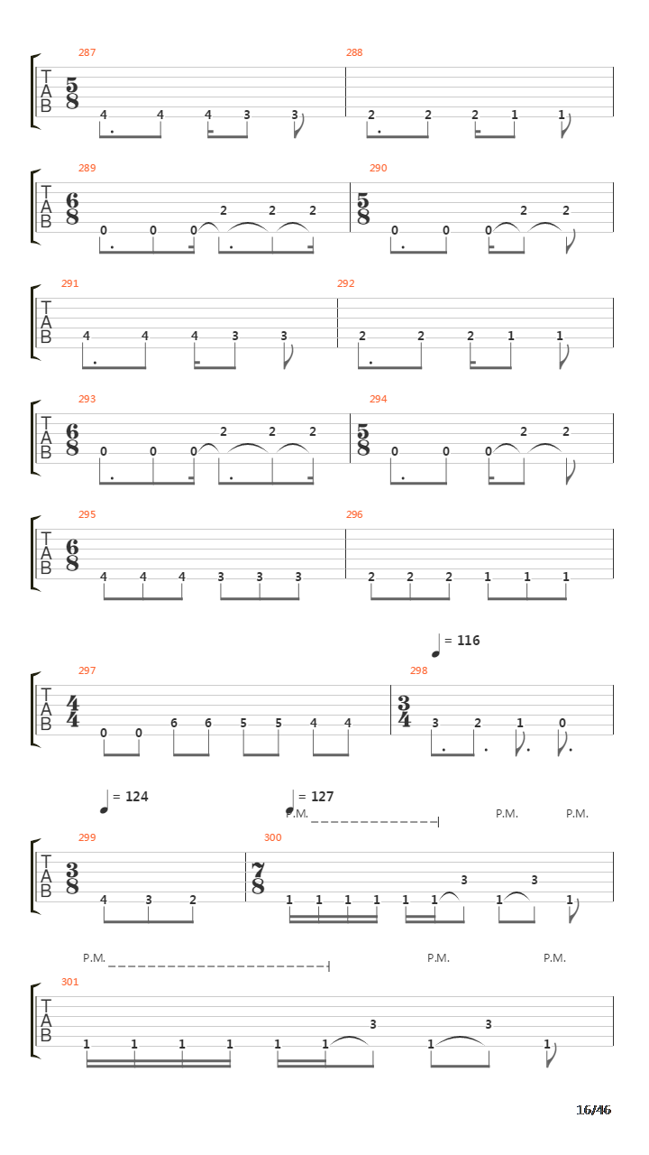 Octavarium吉他谱