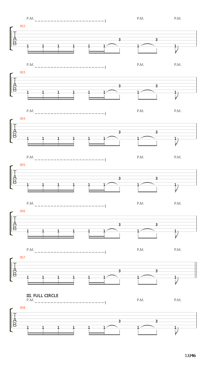 Octavarium吉他谱